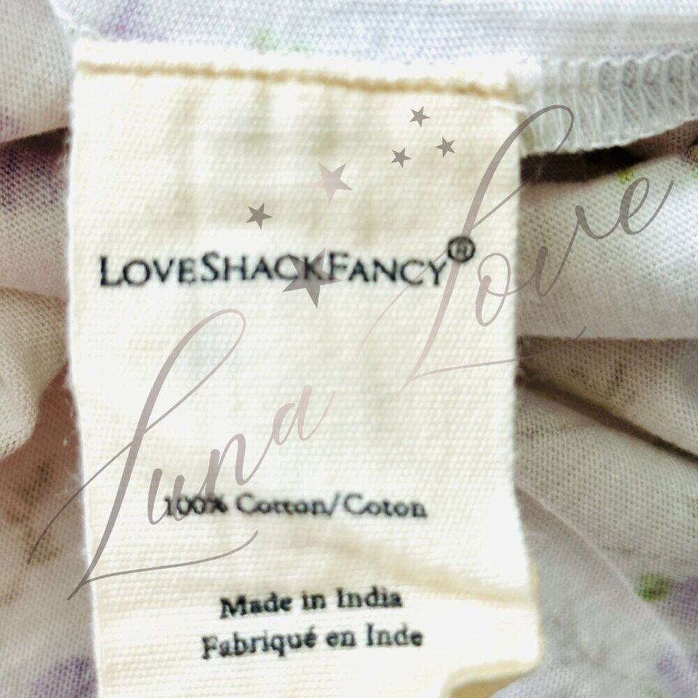 LOVESHACKFANCY Chessie Midi Floral Dress In Dusty Lavender NWT - Picture 8 of 12